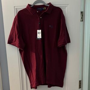 Polo by Ralph Lauren Men's Dark Red Polo Shirt XL